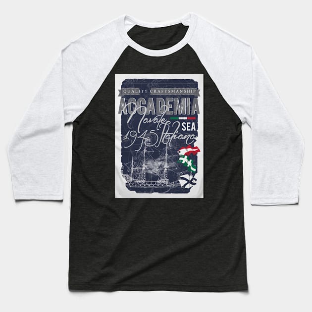 Quality Craftsmanship Accademia Baseball T-Shirt by asokabudaya